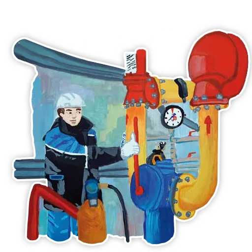 🔧 Стикер «Дети о городском хозяйстве» для Telegram