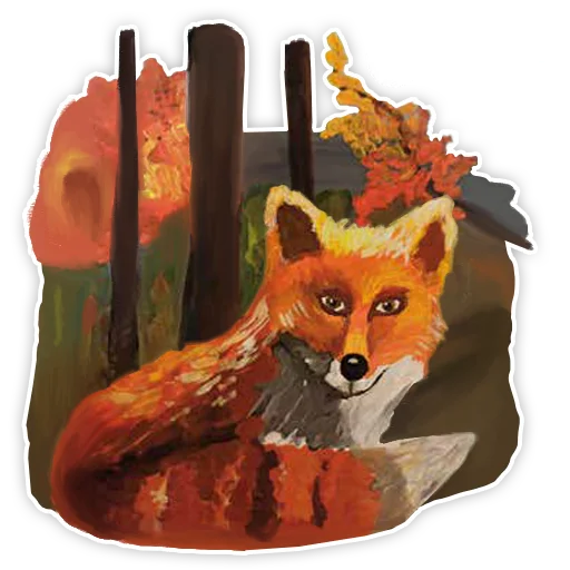 🦊 Стикер «Дети о городском хозяйстве» для Telegram