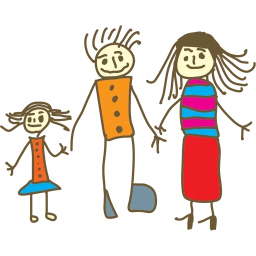 🥳 Стикер «kids draw» для Telegram