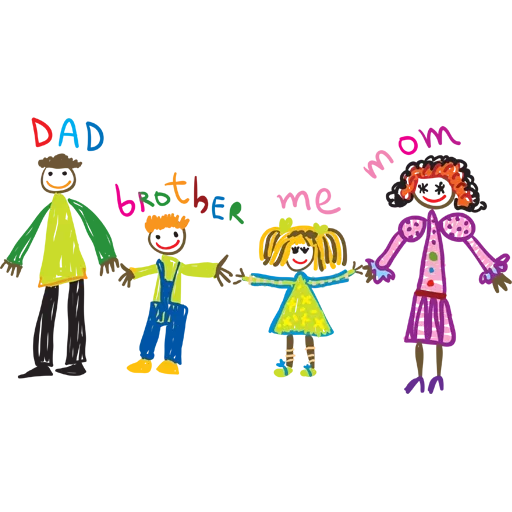 😓 Стикер «kids draw» для Telegram