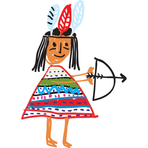 🤥 Стикер «kids draw» для Telegram