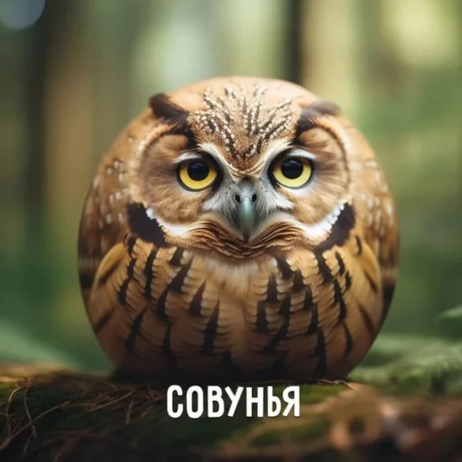 🦉 Стикер «СмешарикиIRL» для Telegram