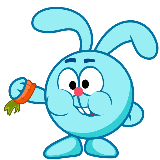 🐰 Стикер «Смешарики» для Telegram