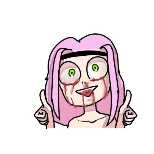 😁 Стикер «Kiku pwp» для Telegram