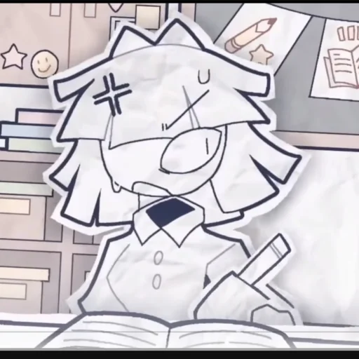 ✨ Стикер «Paper students» для Telegram