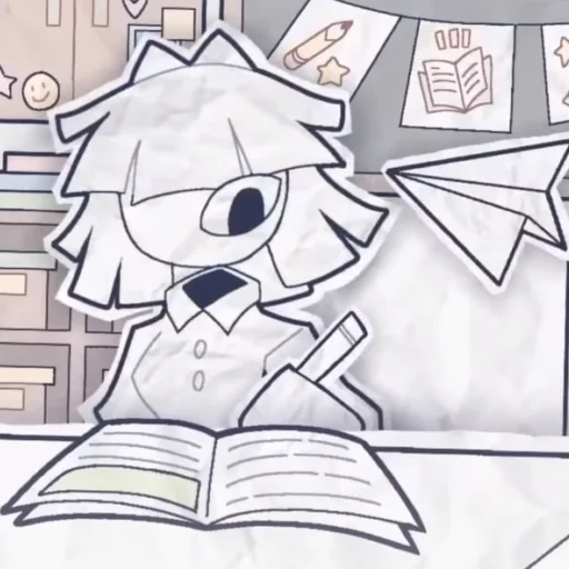 ✨ Стикер «Paper students» для Telegram