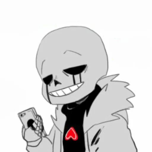 ❤️ Стикер «Killer sans» для Telegram