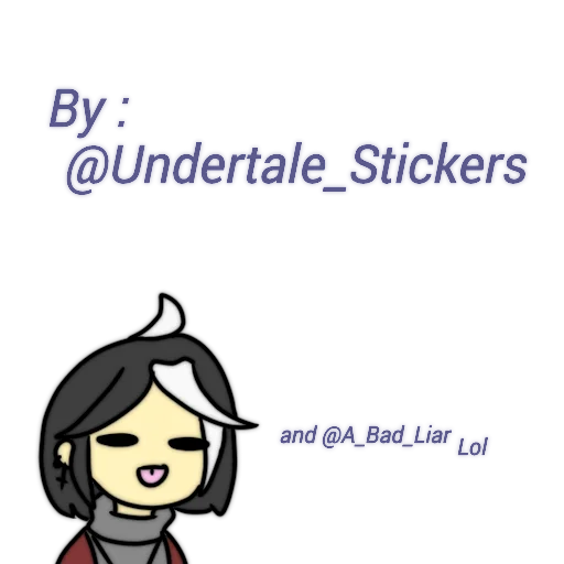 🌸 Стикер «Killer sans» для Telegram