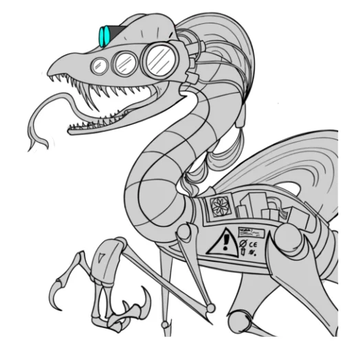 🦖 Стикер «MURDER DRONES Дроны убийцы» для Telegram