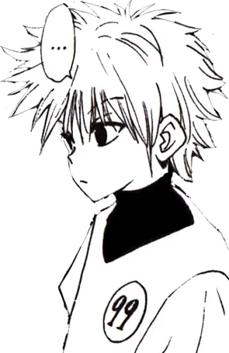 😕 Стикер «Killua» для Telegram
