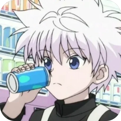 🫥 Стикер «Killua Zoldyck» для Telegram