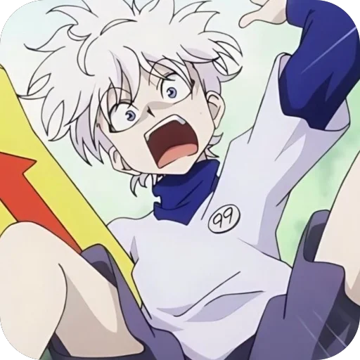 😰 Стикер «Killua Zoldyck» для Telegram