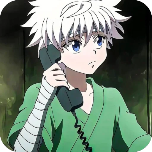 🤳 Стикер «Killua Zoldyck» для Telegram