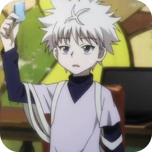 😐 Стикер «Killua Zoldyck» для Telegram
