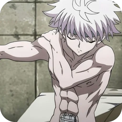 😑 Стикер «Killua Zoldyck» для Telegram