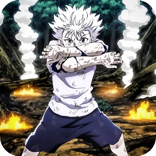 😤 Стикер «Killua Zoldyck» для Telegram