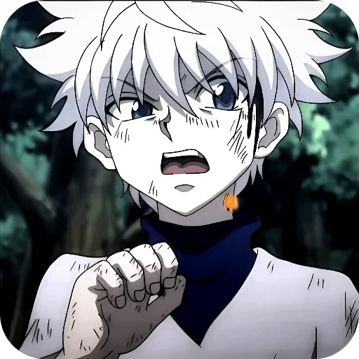 😤 Стикер «Killua Zoldyck» для Telegram