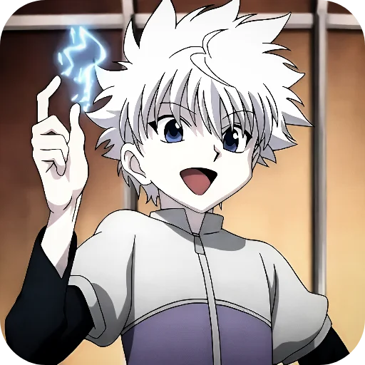 🥰 Стикер «Killua Zoldyck» для Telegram