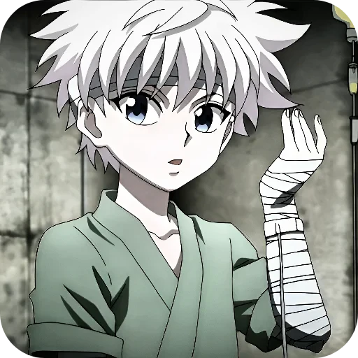 😯 Стикер «Killua Zoldyck» для Telegram