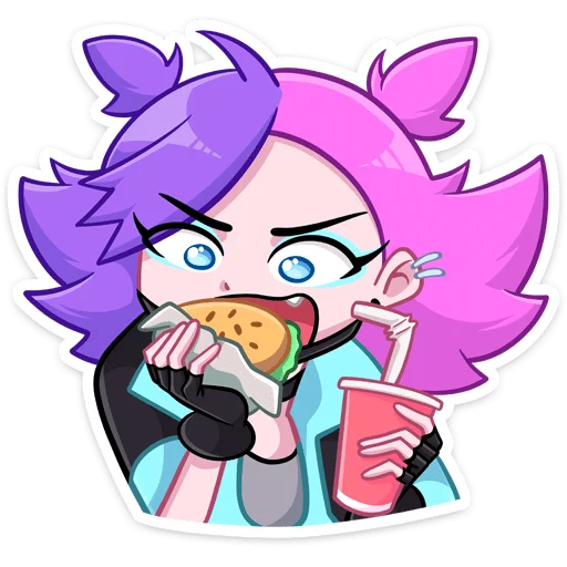🍔 Стикер «Ким» для Telegram