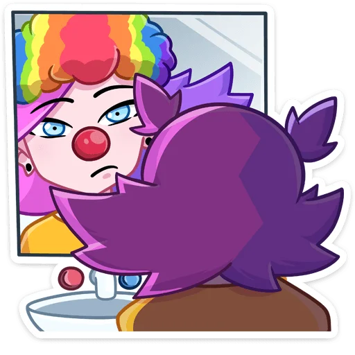 🤡 Стикер «Ким» для Telegram