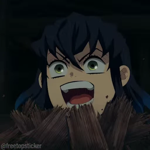 😡 Стикер «Kimetsu no Yaiba» для Telegram