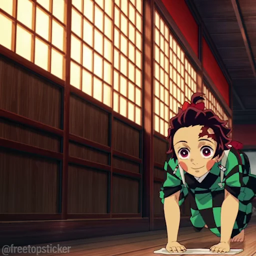 🧹 Стикер «Kimetsu no Yaiba» для Telegram