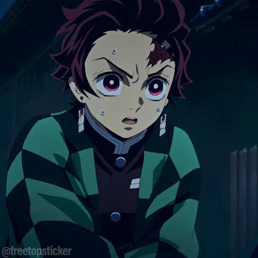 😰 Стикер «Kimetsu no Yaiba» для Telegram