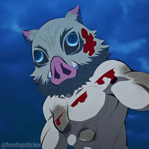 😨 Стикер «Kimetsu no Yaiba» для Telegram