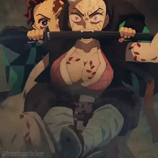 😠 Стикер «Kimetsu no Yaiba» для Telegram