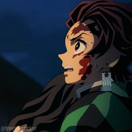 😨 Стикер «Kimetsu no Yaiba» для Telegram