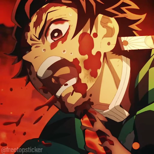 😠 Стикер «Kimetsu no Yaiba» для Telegram