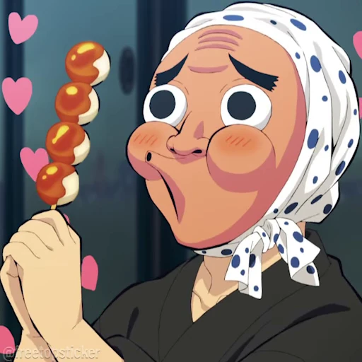 🍡 Стикер «Kimetsu no Yaiba» для Telegram