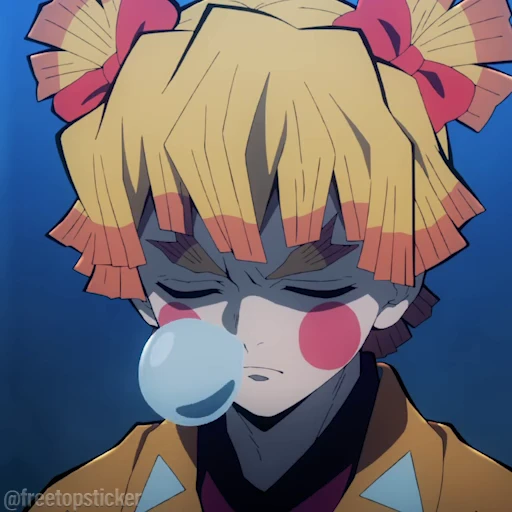 😪 Стикер «Kimetsu no Yaiba» для Telegram