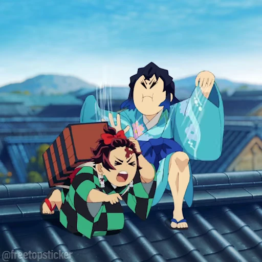 😠 Стикер «Kimetsu no Yaiba» для Telegram