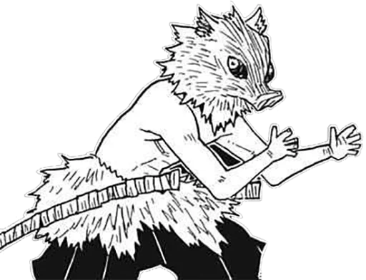 🐽 Стикер «kimetsu no yoba» для Telegram