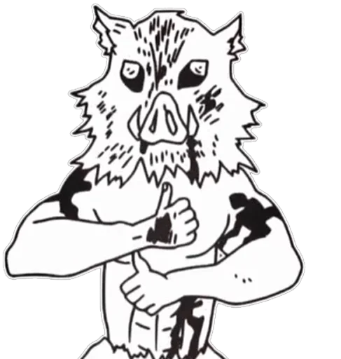 👍 Стикер «kimetsu no yoba» для Telegram