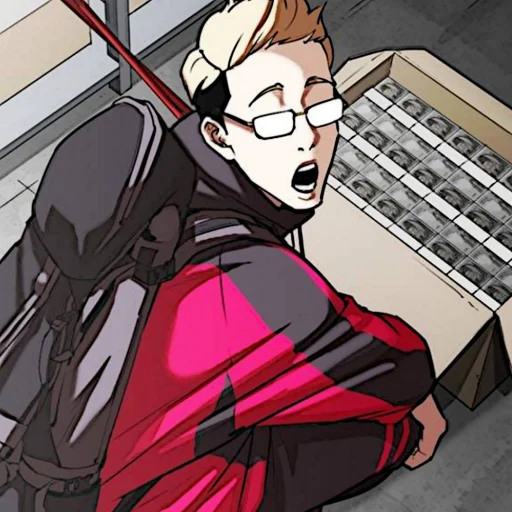 ♟ Стикер «Kim Jungoo Lookism» для Telegram