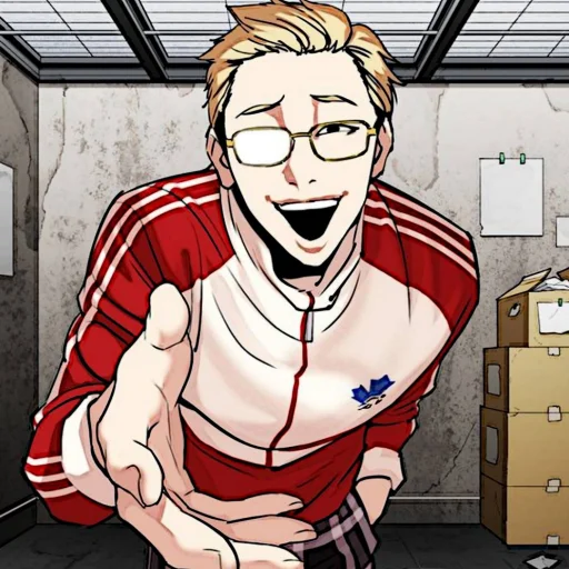 ♟ Стикер «Kim Jungoo Lookism» для Telegram