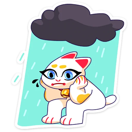 🌧 Стикер «Кими» для Telegram
