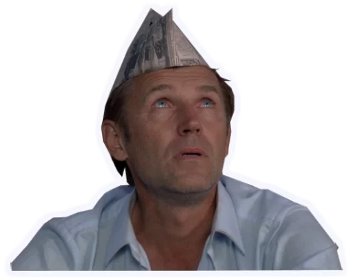 🙁 Стикер «Кин-Дза-Дза» для Telegram