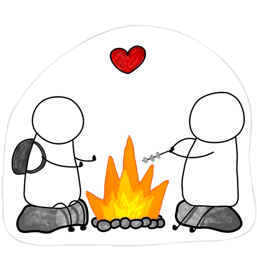 😌 Стикер «Kind Comics» для Telegram