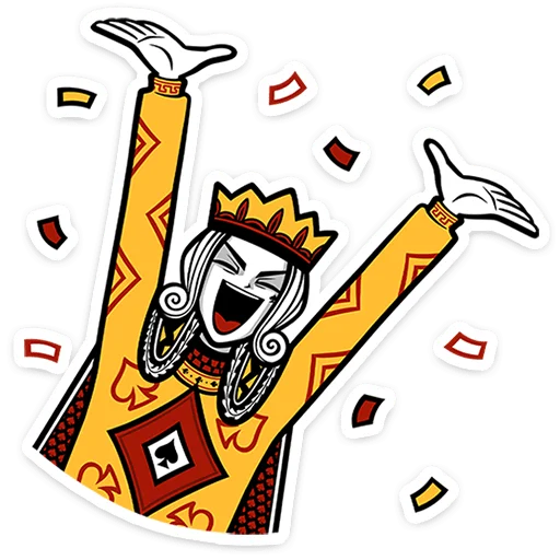 👑 Стикер «Король Пик» для Telegram