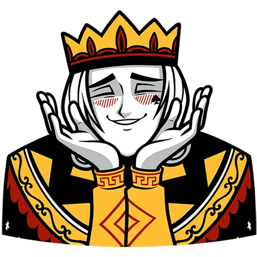 👑 Стикер «Король Пик» для Telegram