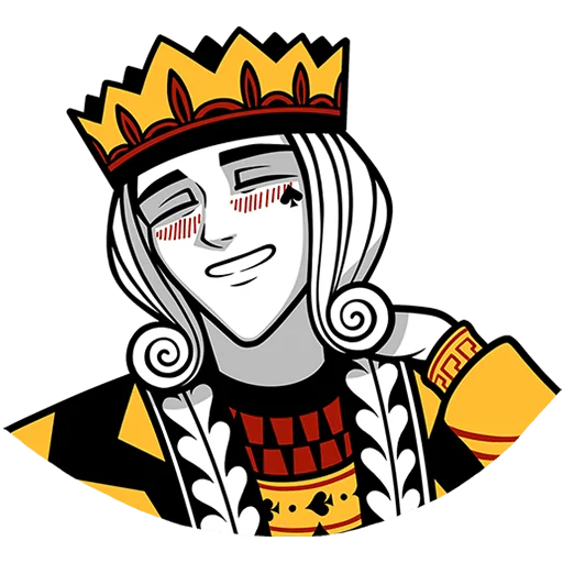 👑 Стикер «Король Пик» для Telegram