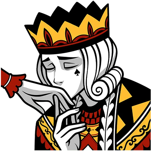👑 Стикер «Король Пик» для Telegram