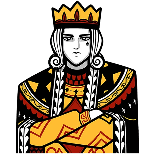 👑 Стикер «Король Пик» для Telegram