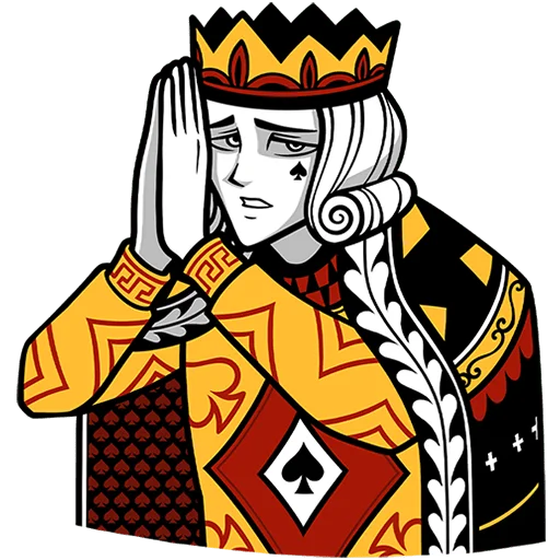 👑 Стикер «Король Пик» для Telegram