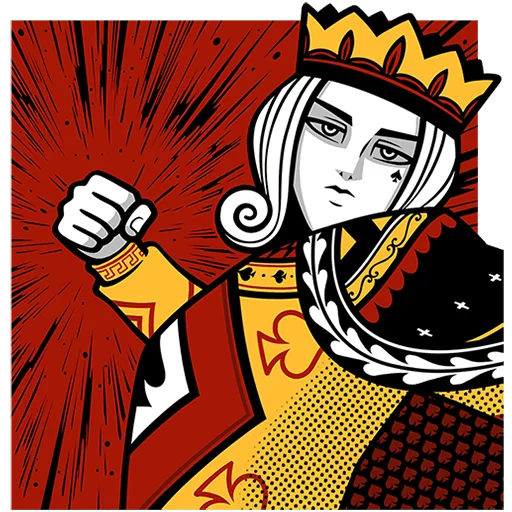 👑 Стикер «Король Пик» для Telegram