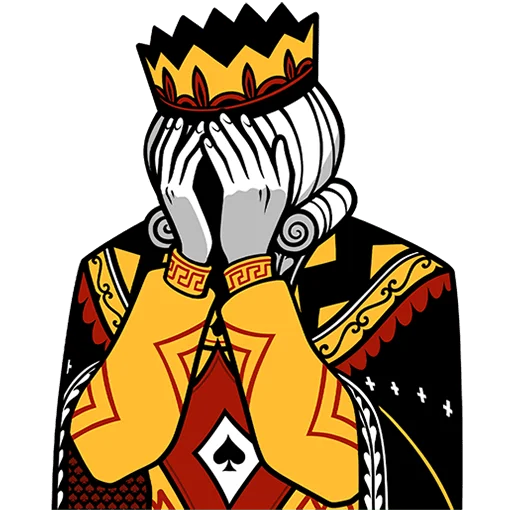 👑 Стикер «Король Пик» для Telegram